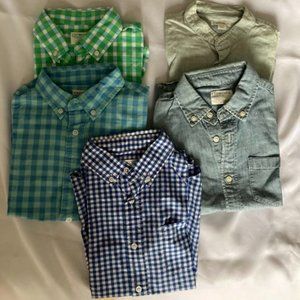 Crewcut (J. Crew), size 6-7, short & long sleeve shirts, multiple items/colors